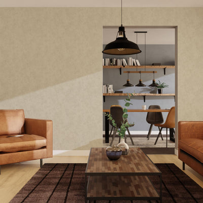 Papier peint intissé Soft Taupe Trame 