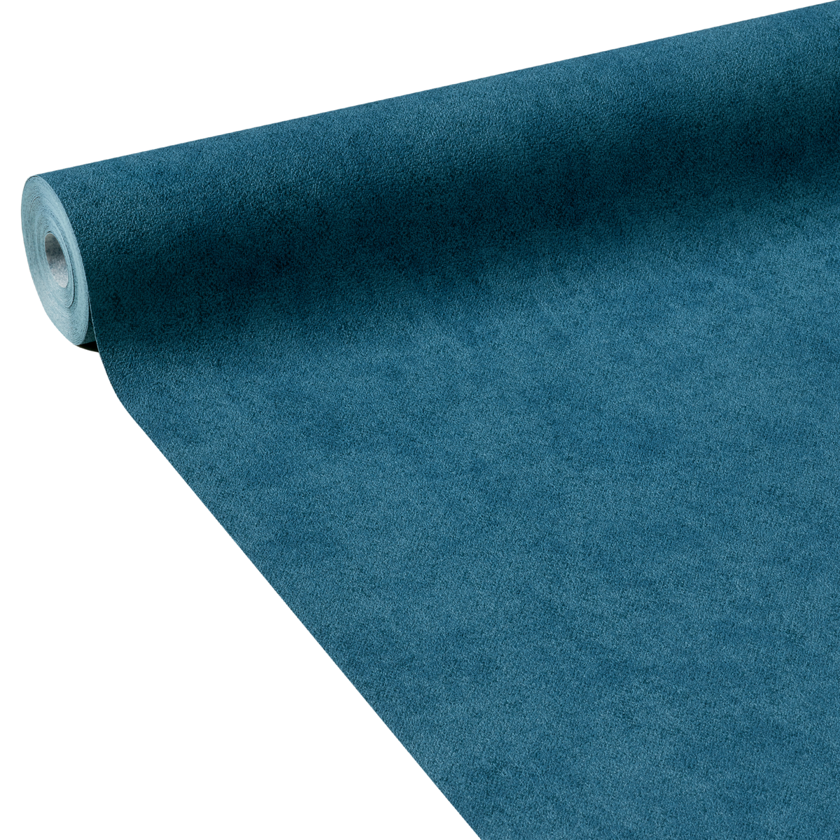 Papier peint intissé Soft Bleu pétrole Trame 