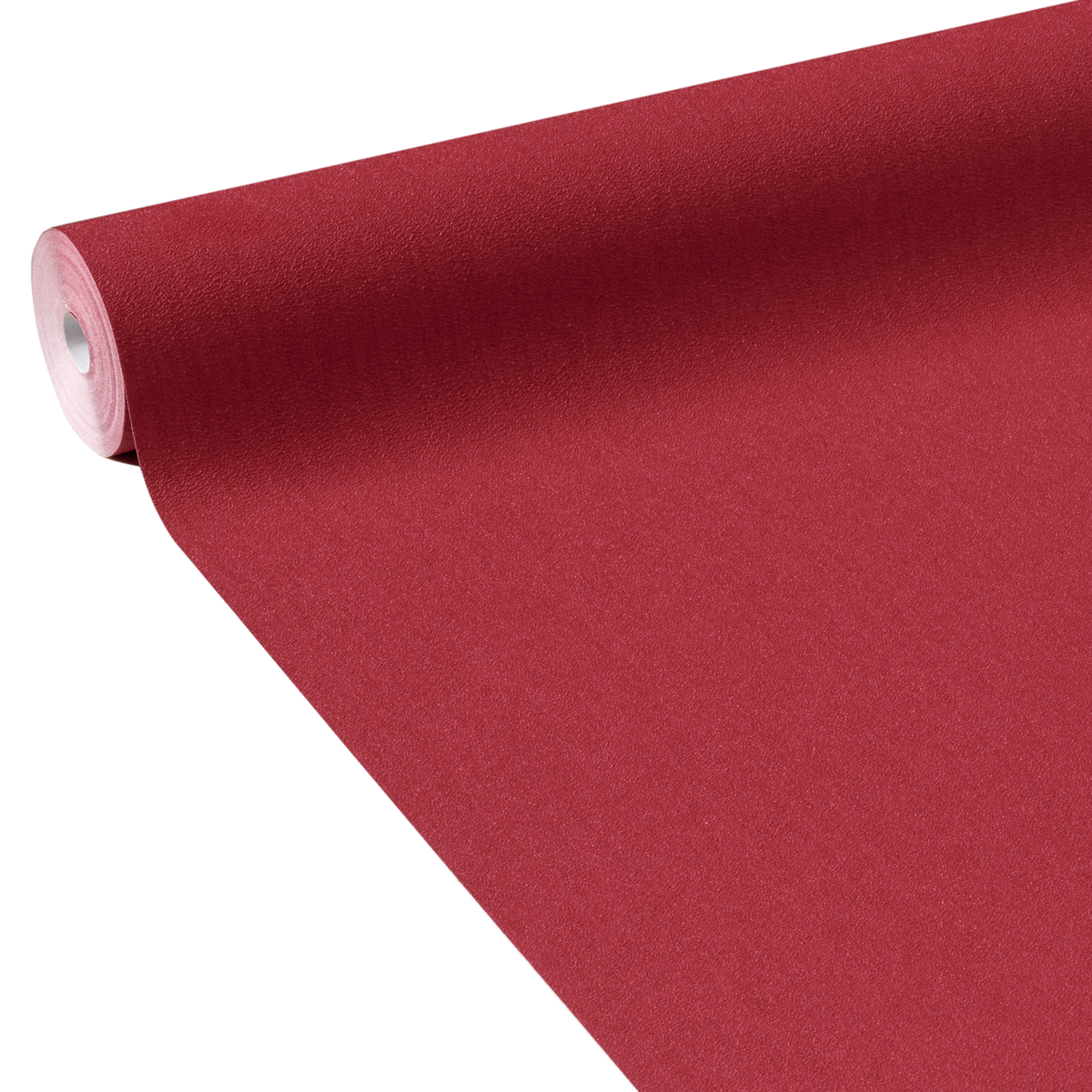 Papier peint intissé Calico Rouge griotte Lisse 