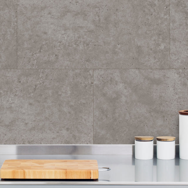 Grosfillex Revêtement à coller GX WALL+ GREY CONCRETE gris