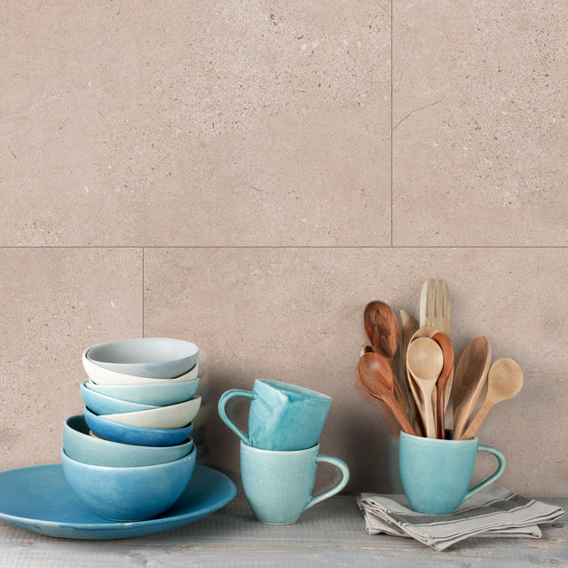 Grosfillex Revêtement à coller GX WALL+ SLATE crème rosé