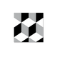 GROSFILLEX Revêtement décoratif adhésif Sochic square kube Noir