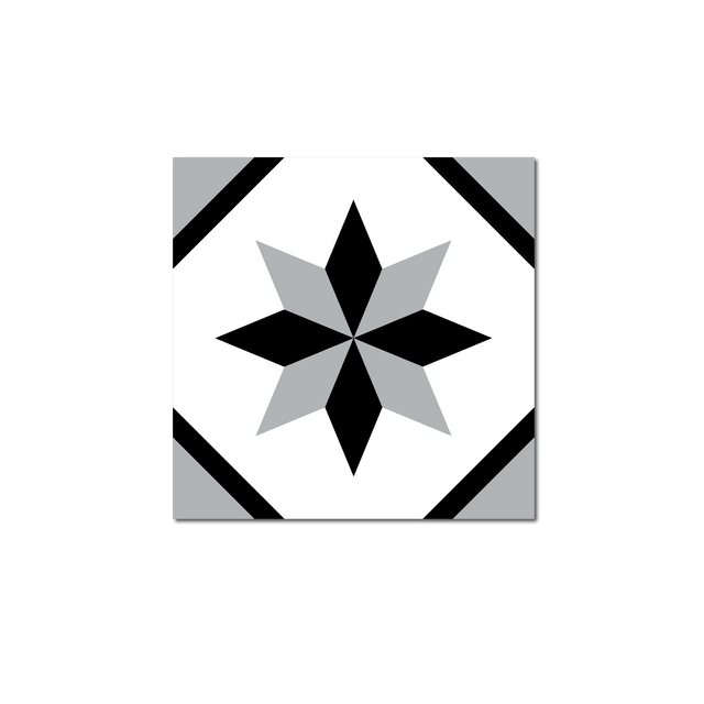 Grosfillex Revêtement adhésif SOCHIC SQUARE ROSACE noir