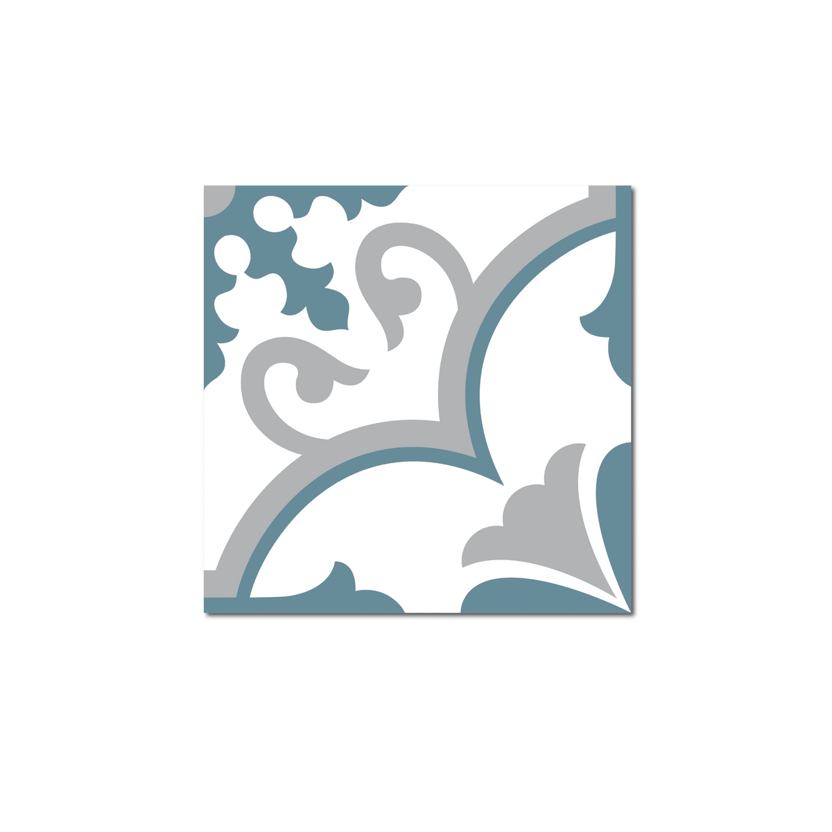 GROSFILLEX Revêtement décoratif adhésif Sochic square volute Bleu