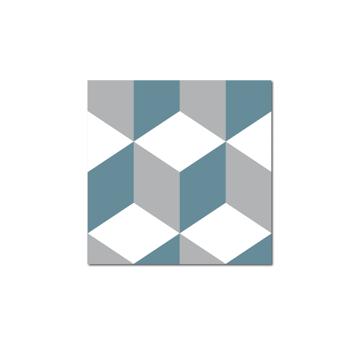 GROSFILLEX Revêtement décoratif adhésif Sochic square kube Bleu