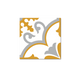 GROSFILLEX Revêtement décoratif adhésif Sochic square volute Jaune