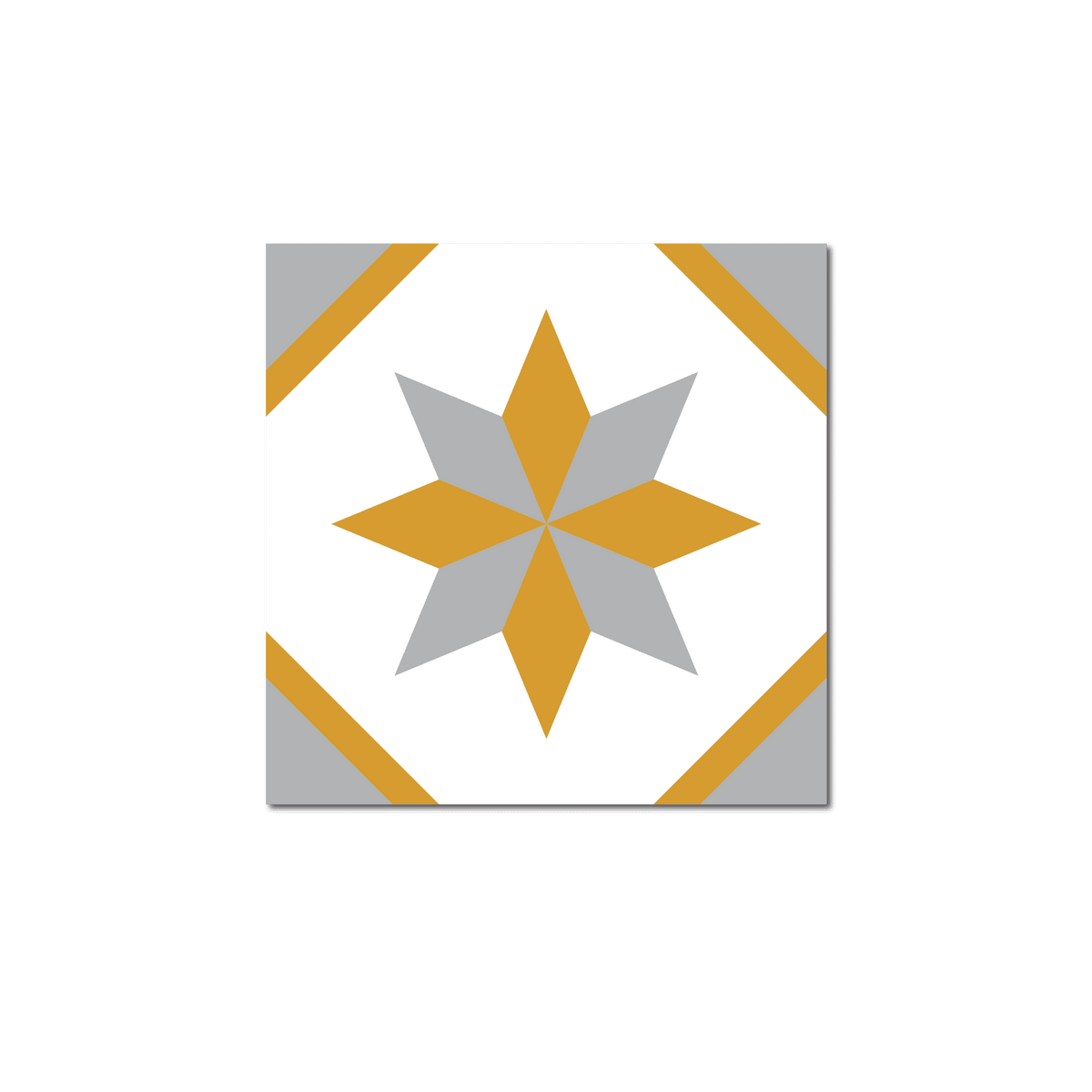 GROSFILLEX Revêtement décoratif adhésif Sochic square rosace Gris