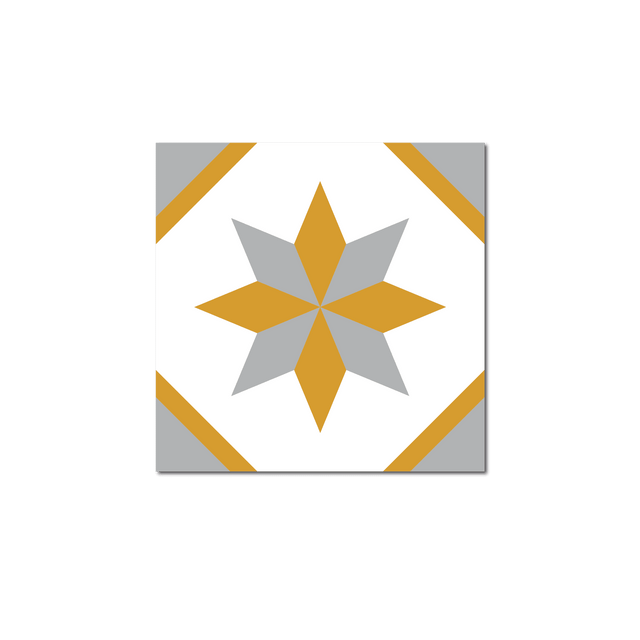 Grosfillex Revêtement adhésif SOCHIC SQUARE ROSACE gris