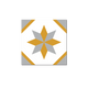 GROSFILLEX Revêtement décoratif adhésif Sochic square rosace Gris