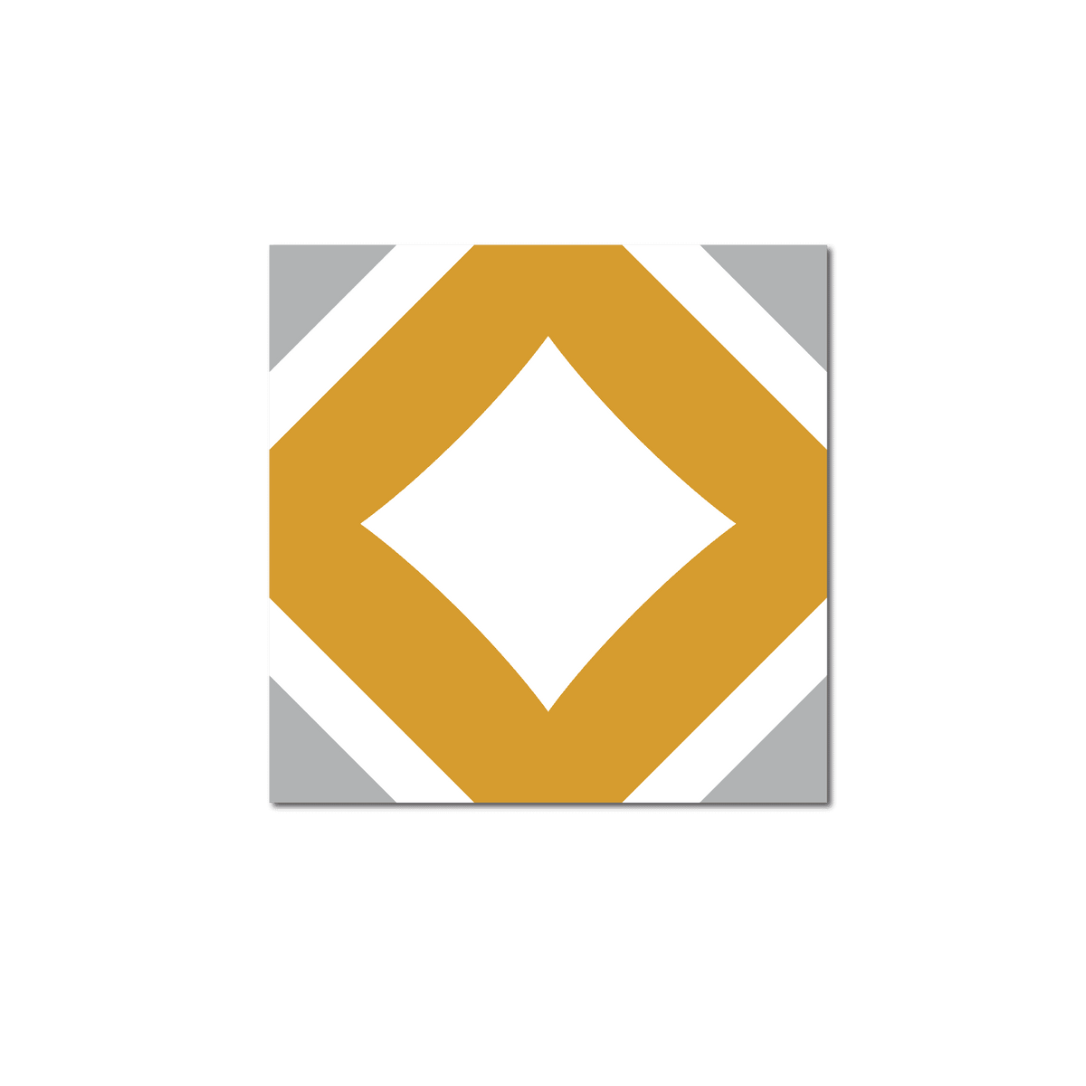 GROSFILLEX Revêtement décoratif adhésif Sochic square karro Jaune