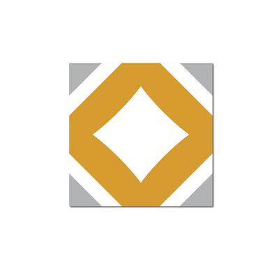 GROSFILLEX Revêtement décoratif adhésif Sochic square karro Jaune