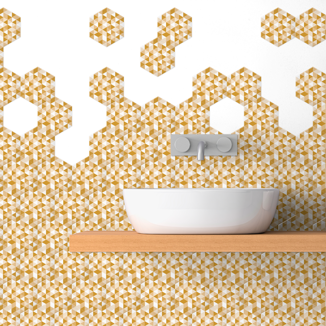 Grosfillex Revêtement adhésif SOCHIC DIAMOND FACETTE jaune