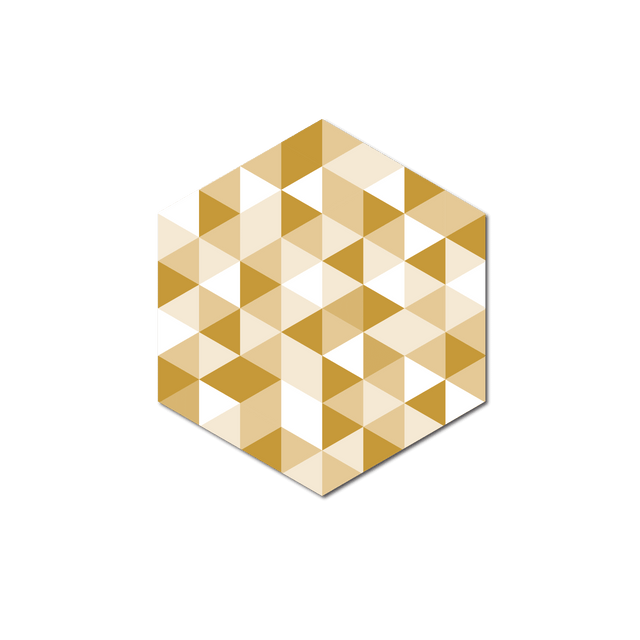 Grosfillex Revêtement adhésif SOCHIC DIAMOND FACETTE jaune