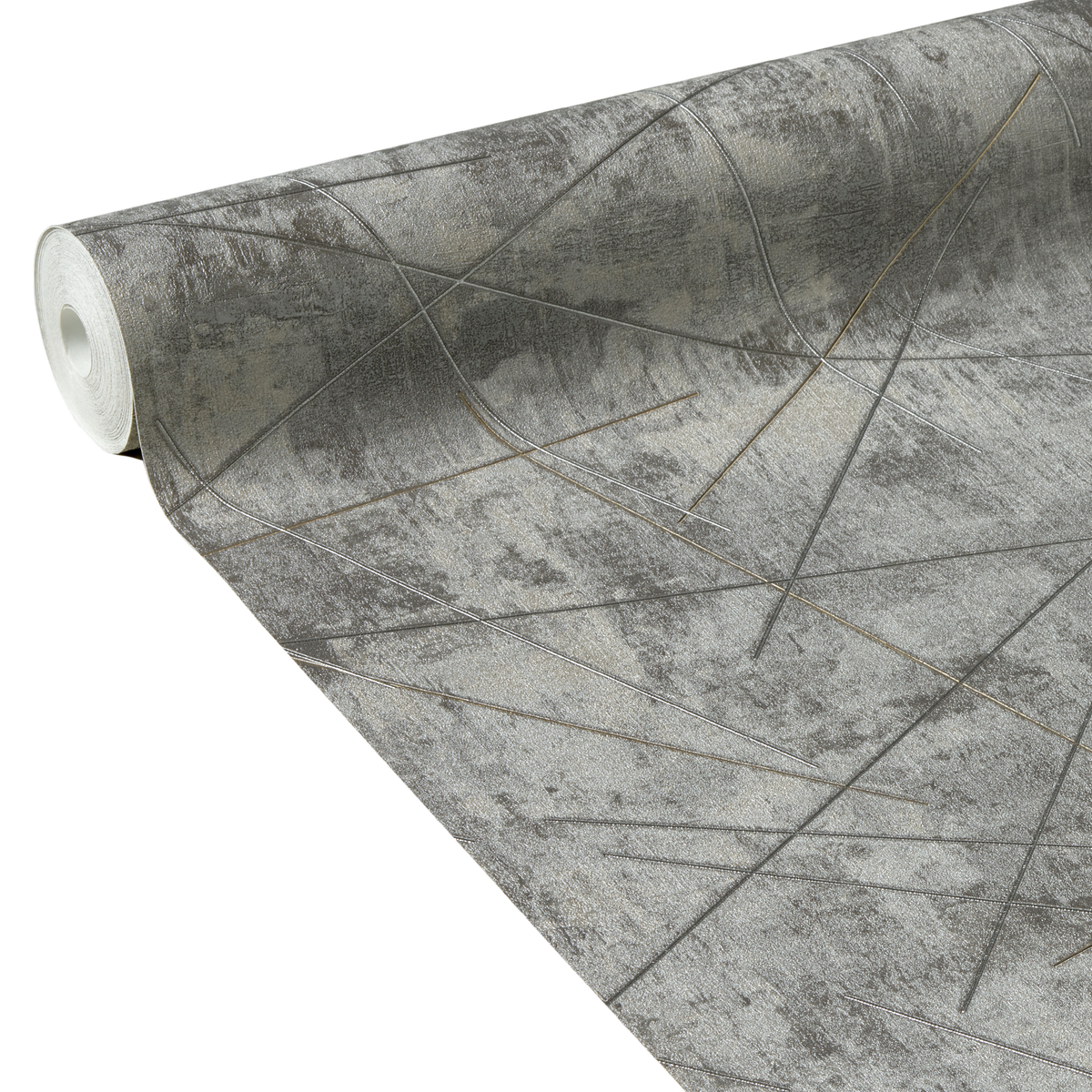 Papier peint intissé Sedna Gris métalisé