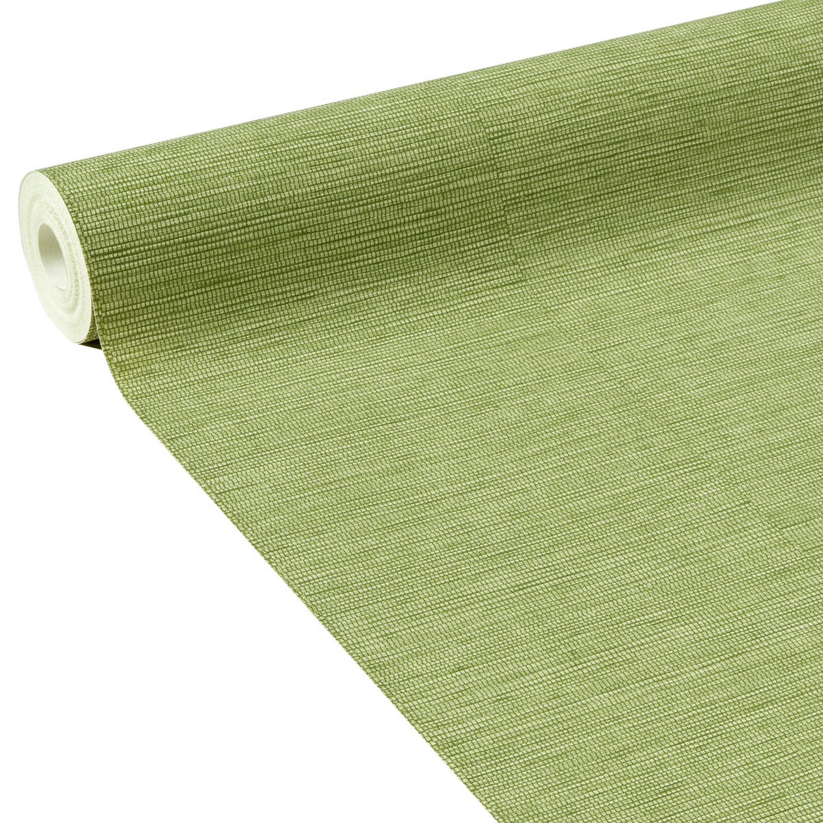 Papier peint intissé Curaçao Vert bambou Paille orientale