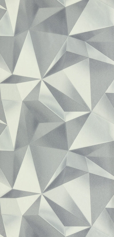 Papier peint intissé Swan Blanc grisé