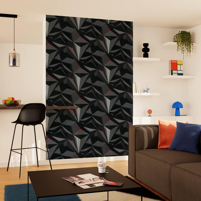 Papier peint intissé OMEGA coloris noir