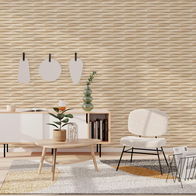 Papier peint intissé YOKO coloris beige