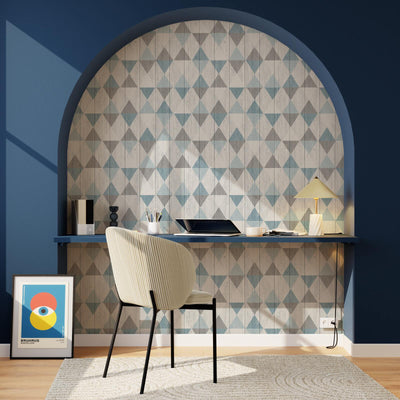 Papier peint intissé Soren Gris perle