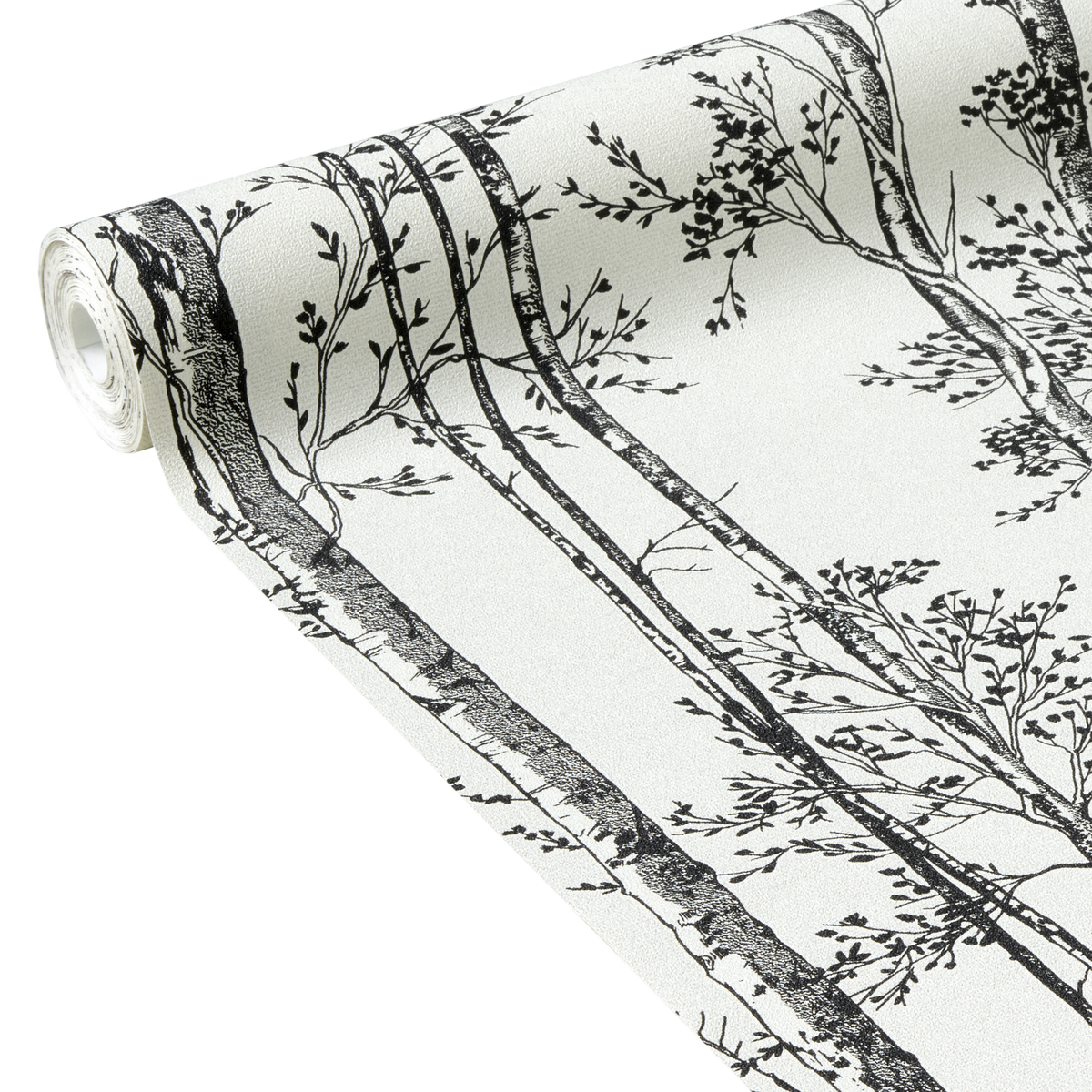 Papier peint intissé Aurele Blanc