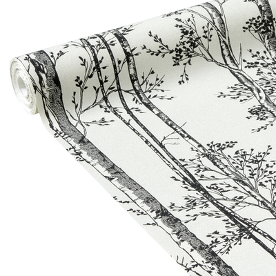 Papier peint intissé Aurele Blanc