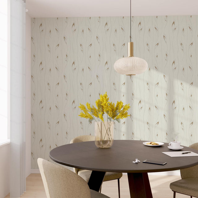 Papier peint intissé DIANA coloris blanc