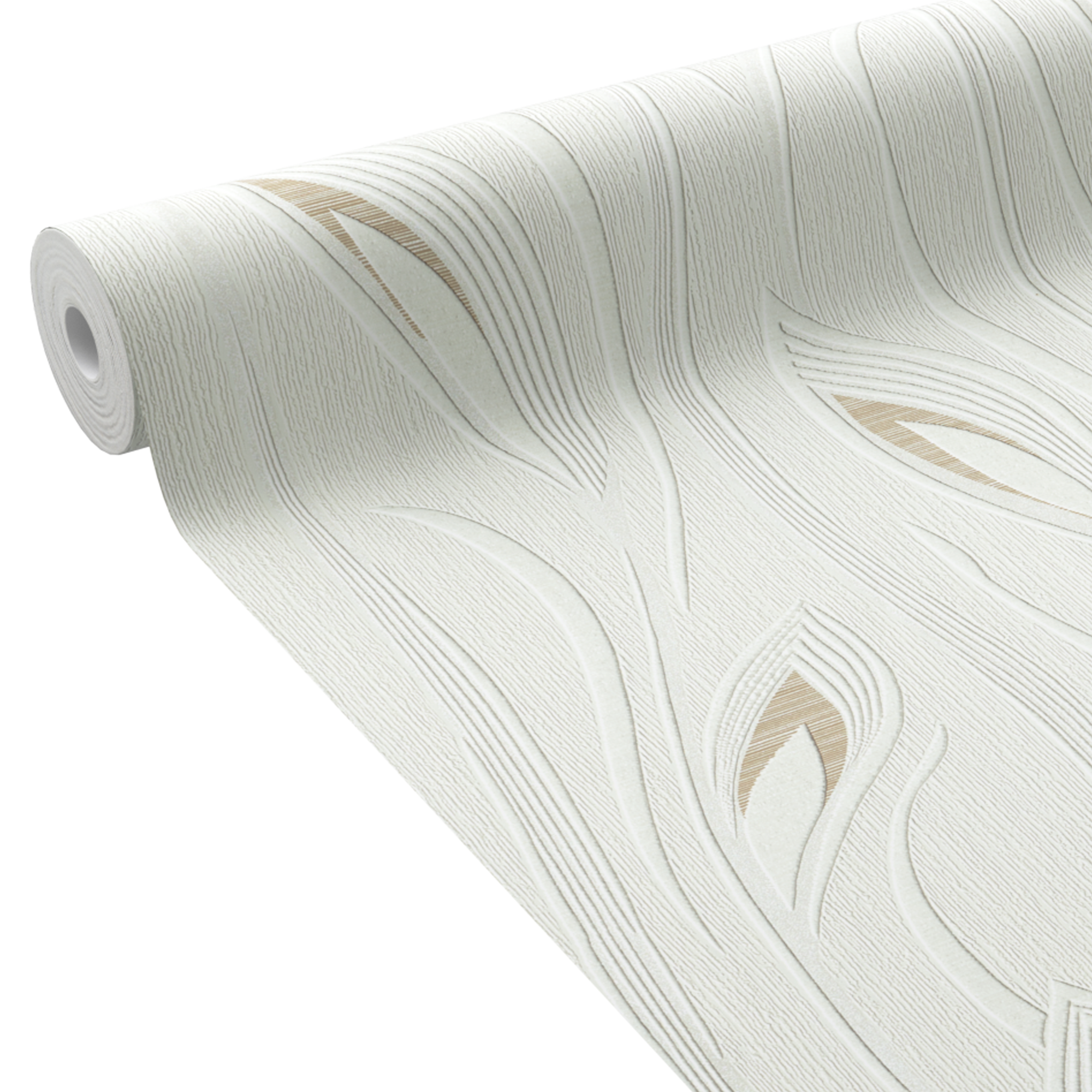 Papier peint intissé DIANA coloris blanc