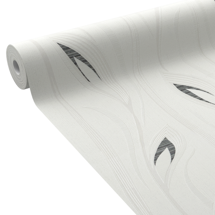 Papier peint intissé Diana Blanc