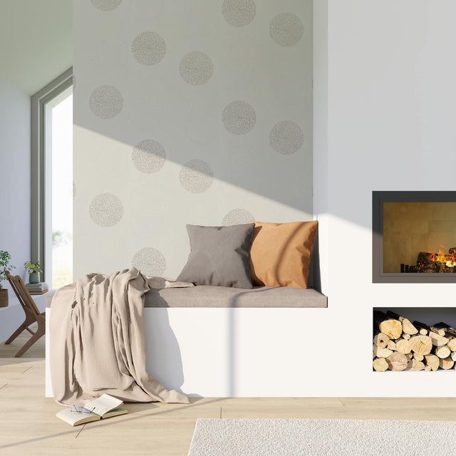 Papier peint intissé SPOT coloris blanc