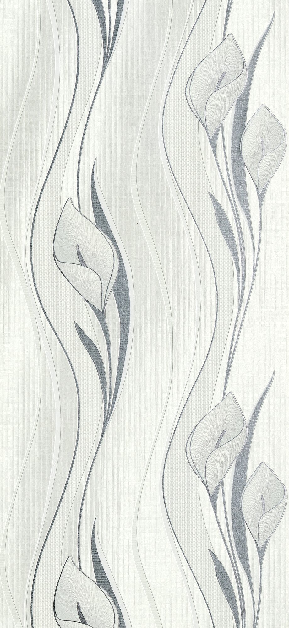 Papier peint intissé Arum Blanc