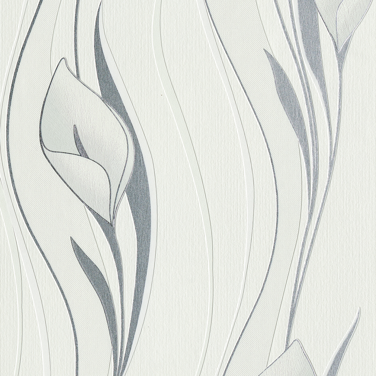 Papier peint intissé Arum Blanc