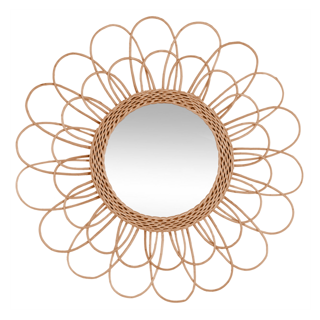 Miroir en rotin SOALINE