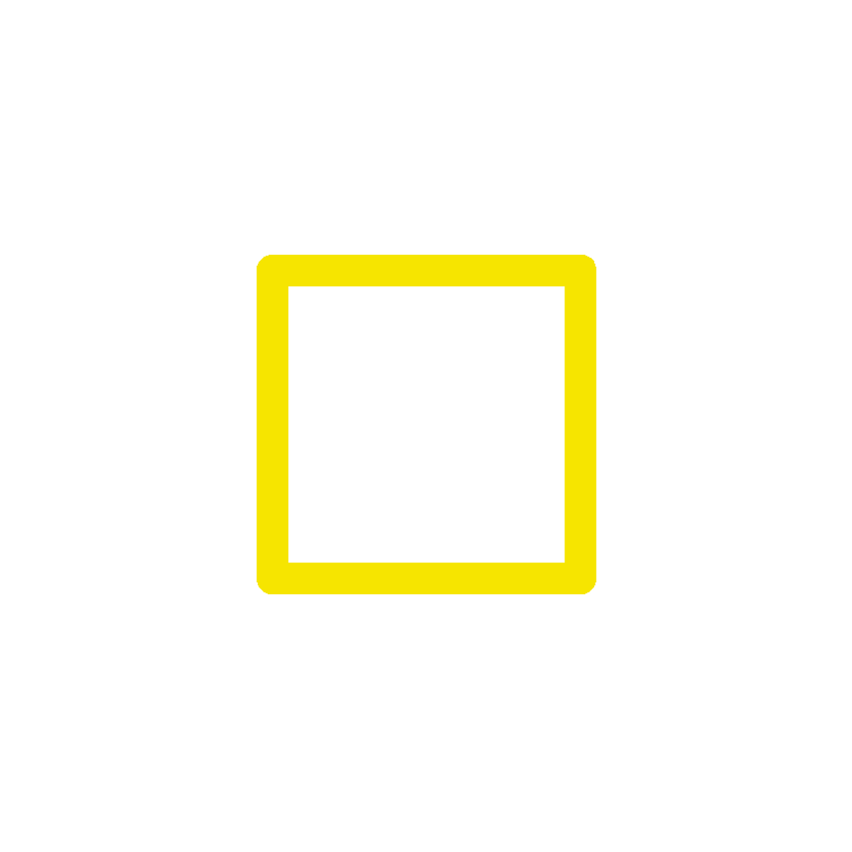 Cadre photo Slimpyx Jaune poussin