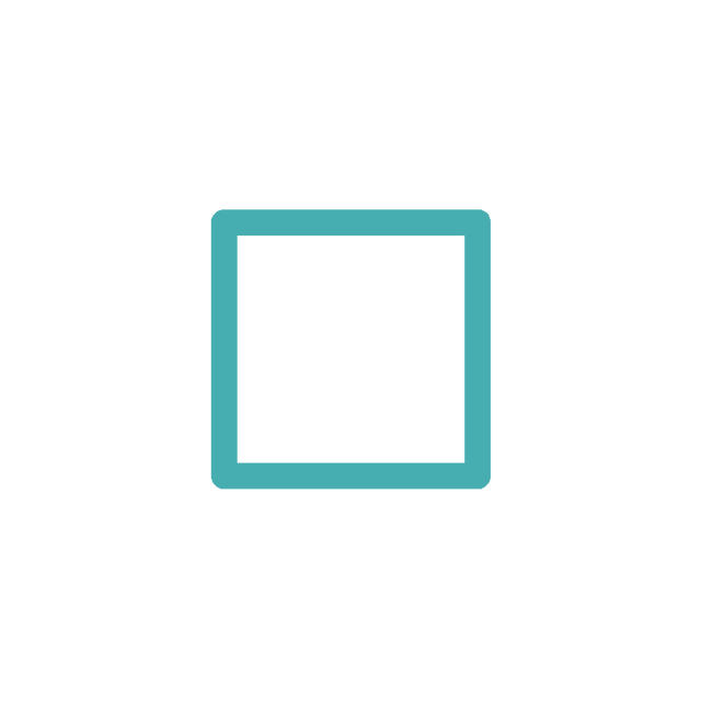 Cadre photo SLIMPYX 10 x 10 cm turquoise