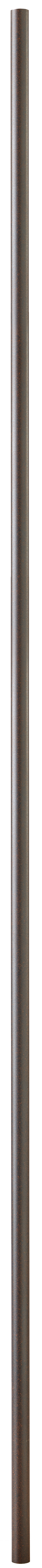 Barre à rideau Oxyde Rouille Métal brut