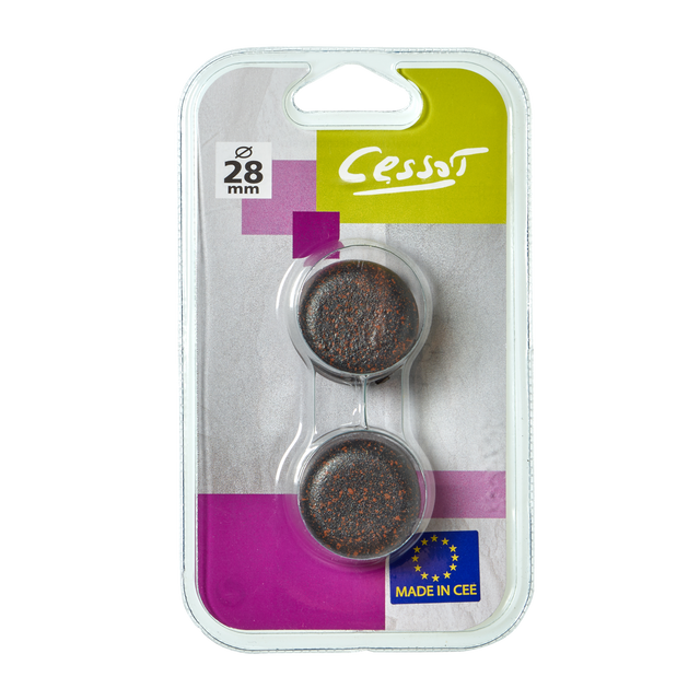 Embout OXYDE coloris rouille