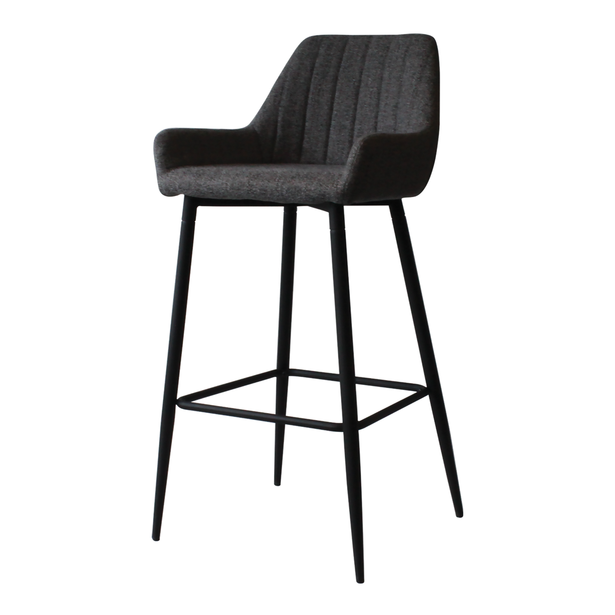 4MURS Tabouret de bar Cassia Gris chiné 1 place
