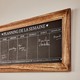 Semainier Week calendar Noir