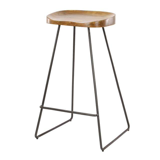 Tabouret de plan de travail MILEY coloris acacia