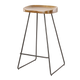 Tabouret de plan de travail Miley Acacia 1 place