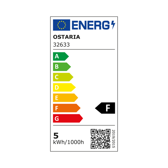 Ostaria Lampe à poser DROP coloris noir 36 x 20 cm