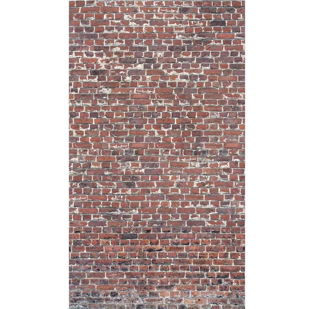 Papier peint panoramique L Red brick Rouge brique
