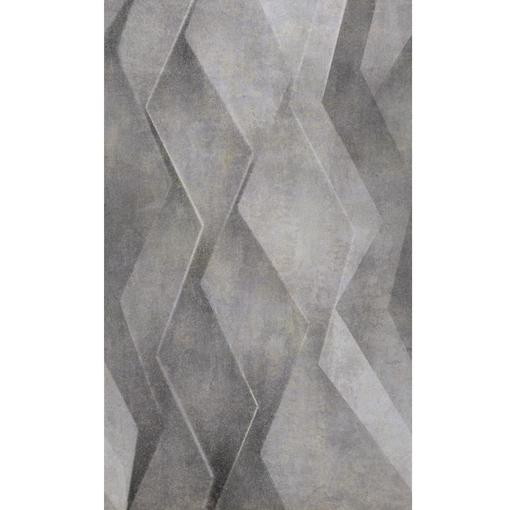 Papier peint panoramique L Vertical 3d Gris béton