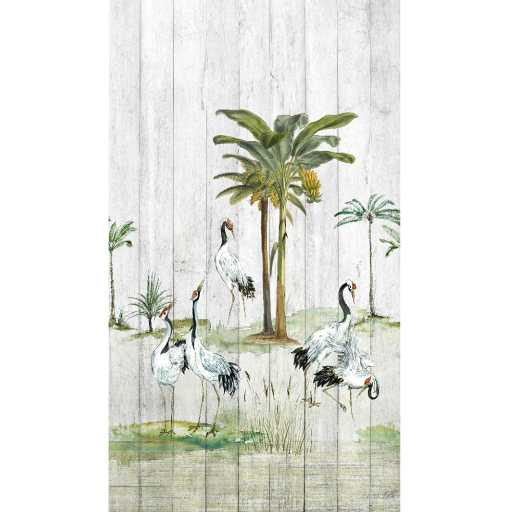 Papier peint panoramique L Naam Multicolore