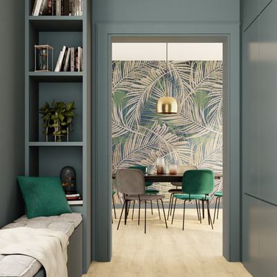 Papier peint panoramique L Myriad Multicolore