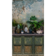 Papier peint panoramique L Borneo Vert céladon Satiné