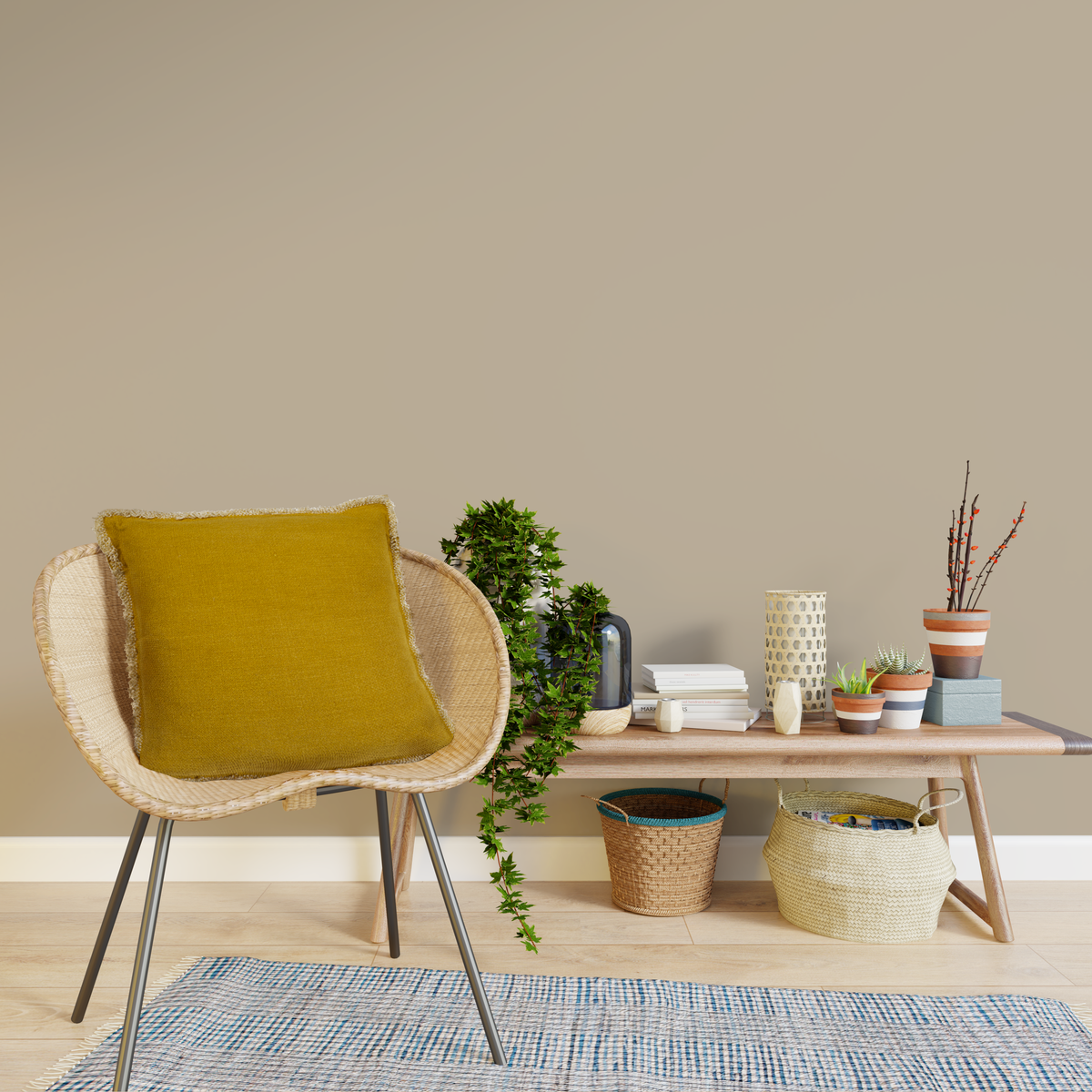 Coussin Burta Moutarde