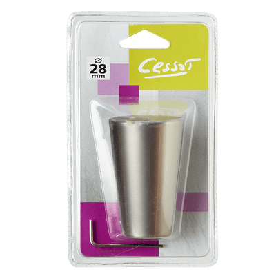 Embout Zen Nickel givré Métal brossé