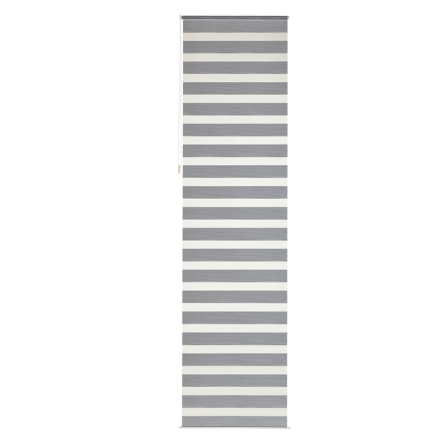 Store jour/nuit ECLIPSE coloris gris chiné 62 x 160 cm