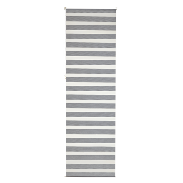 Store jour/nuit ECLIPSE coloris gris chiné 72 x 160 cm